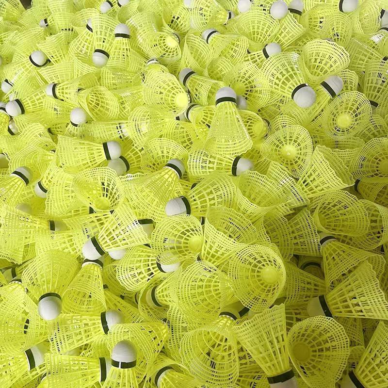 Badminton Nylon Shuttlecock - 3/6/12PCS Durable Shuttlecocks Yellow Nylon Shuttlecocks