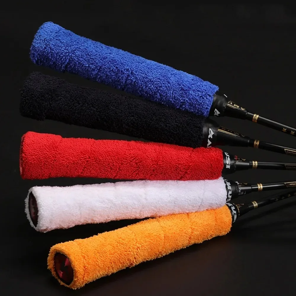 Badminton Vs Tennis - Pro Sweat-Absorbing Overgrips Cotton Towel Grip
