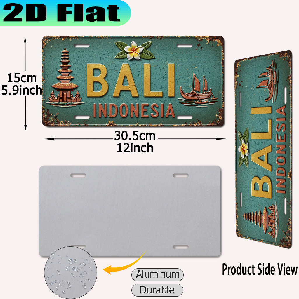 2D Flat Bali Indonesia Vintage - Badminton Indonesia recension och pris