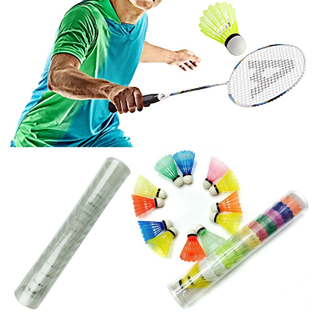 6/12PCS Windproof Badminton Mu - Badminton Nylon Shuttlecock recension och pris