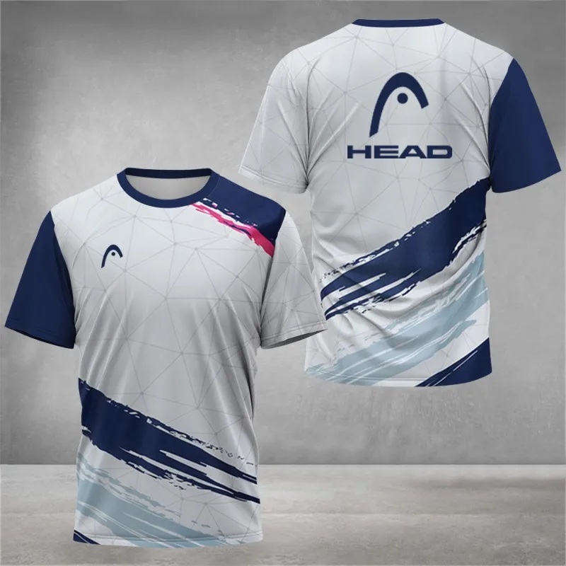 Summer Breathable Mens T Shirt - Badminton Vector recension och pris