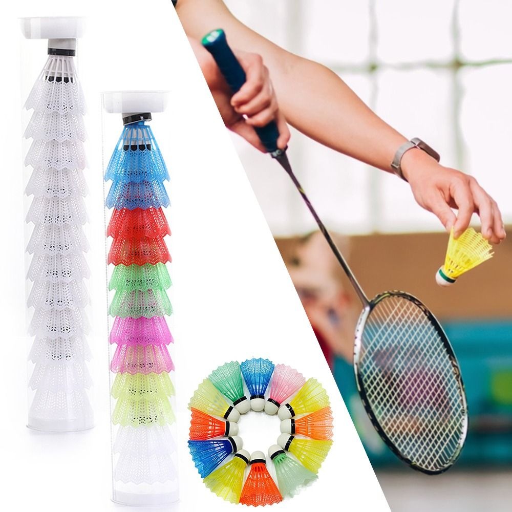 6/12PCS Windproof Badminton Fo - Badminton Nylon Shuttlecock recension och pris