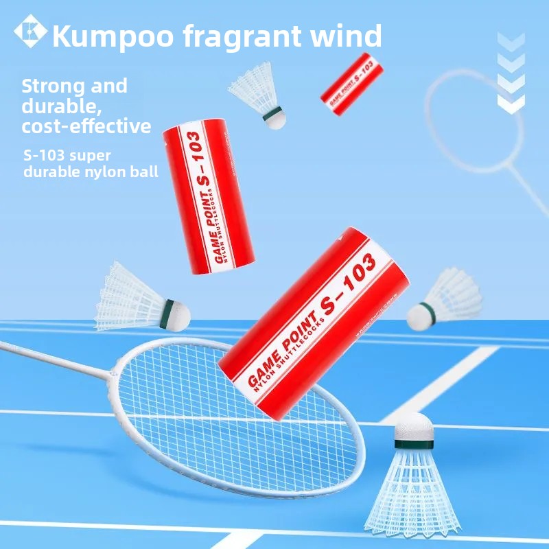 1tube 3pcs Kumpoo Badminton ba - Badminton Nylon Shuttlecock recension och pris