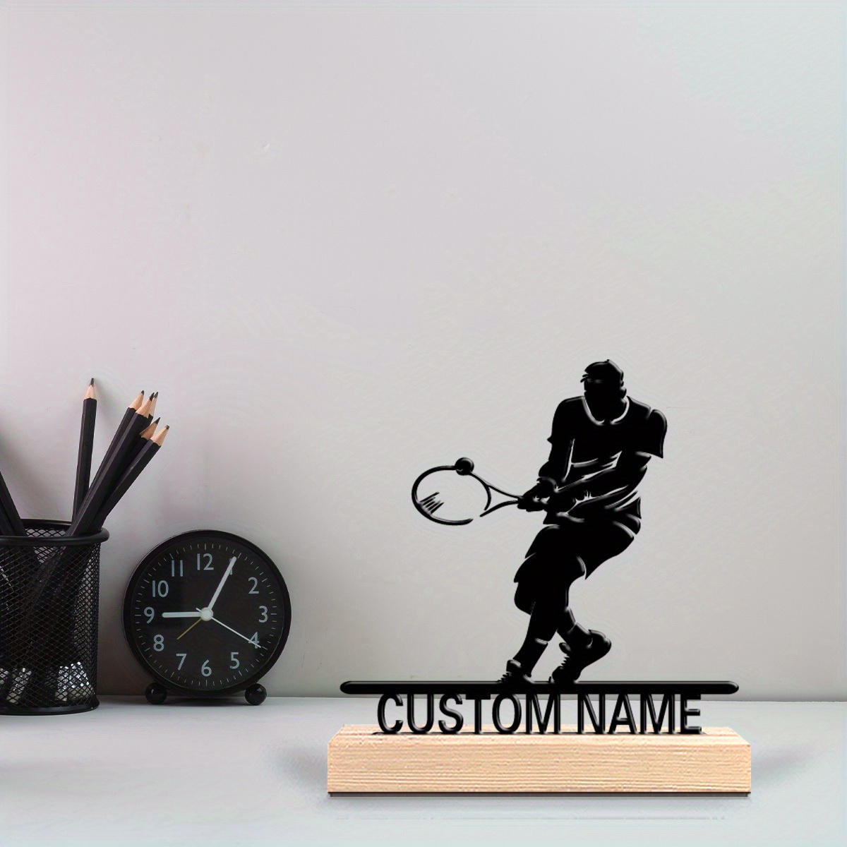 Personalized Tennis Player Met - Badminton Player recension och pris