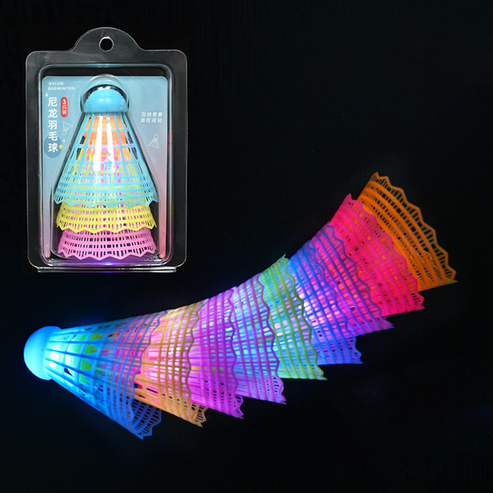 3pcs LED Badminton Shuttlecock - Badminton Nylon Shuttlecock recension och pris