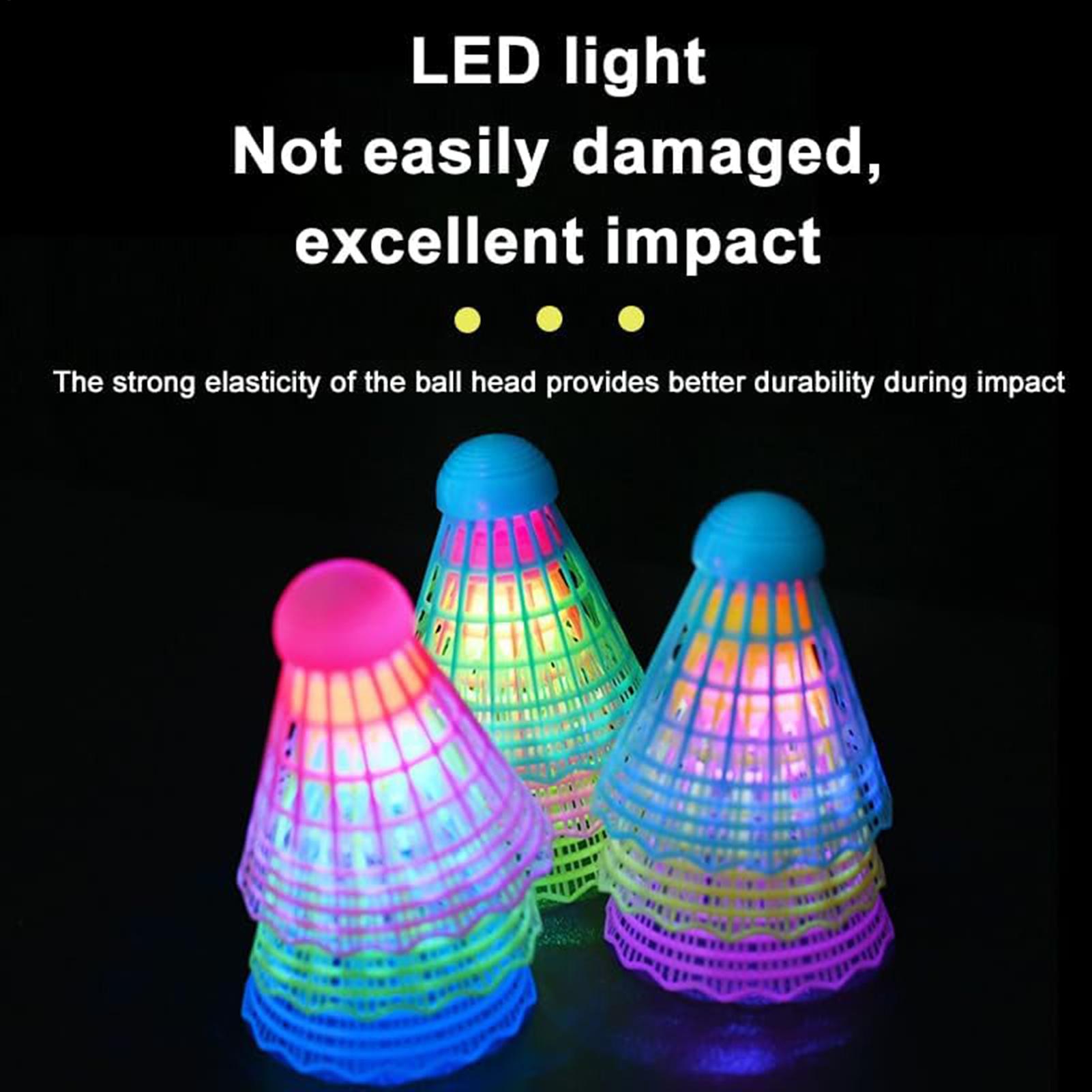 3pcs LED Badminton Shuttlecock - Badminton Nylon Shuttlecock recension och pris