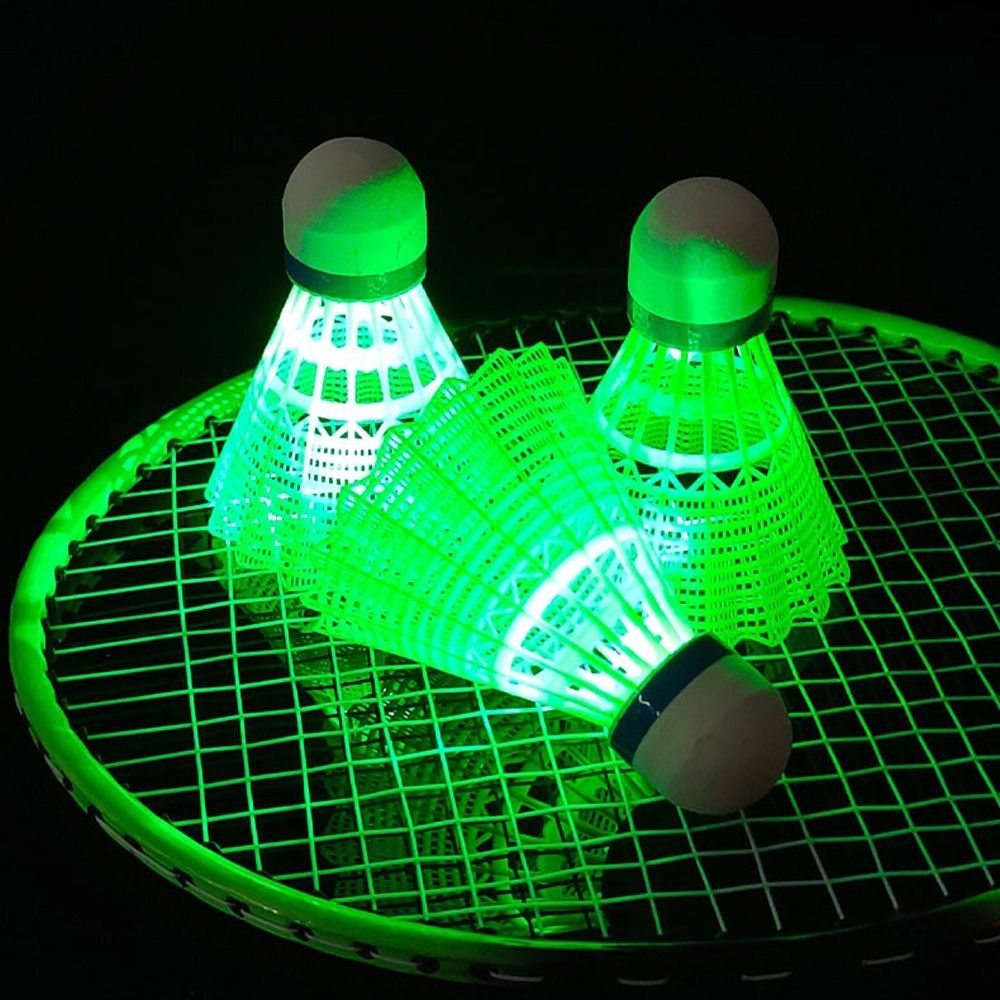 Light-up LED Badminton Glowing - Badminton Nylon Shuttlecock recension och pris